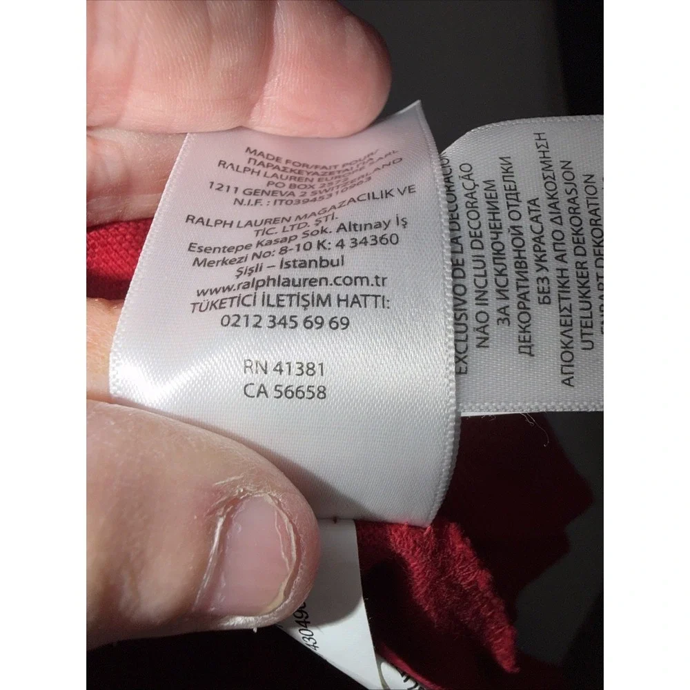 Polo Ralph Lauren Men's Spellout 1/4 Button Polo Shirt M Spell Out‎ Rare Size XL - Picture 11 of 16